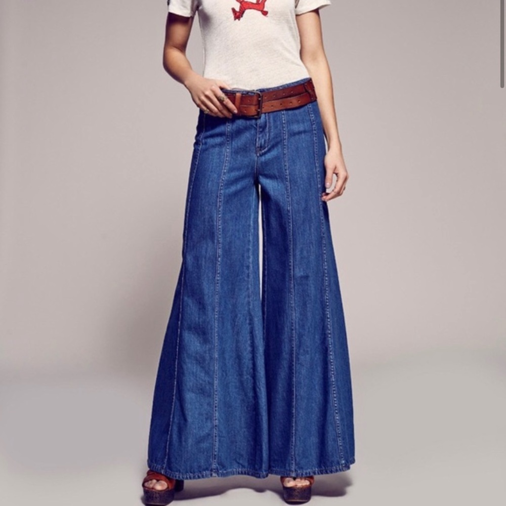 Free People Gilmore Wide Leg Jeans